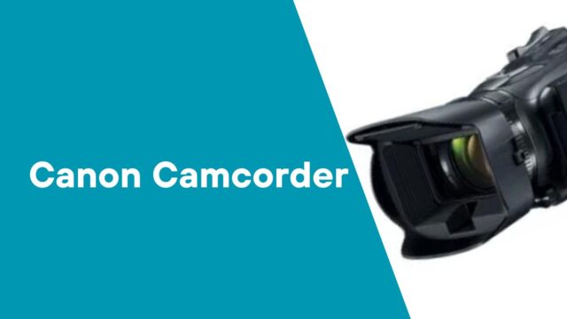 Canon Camcorder Canon Camcorder
