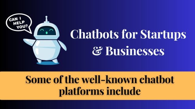 Chatbots for Startups & Businesses Chatbots for Startups & Businesses