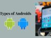 Types of Androids Types of Androids